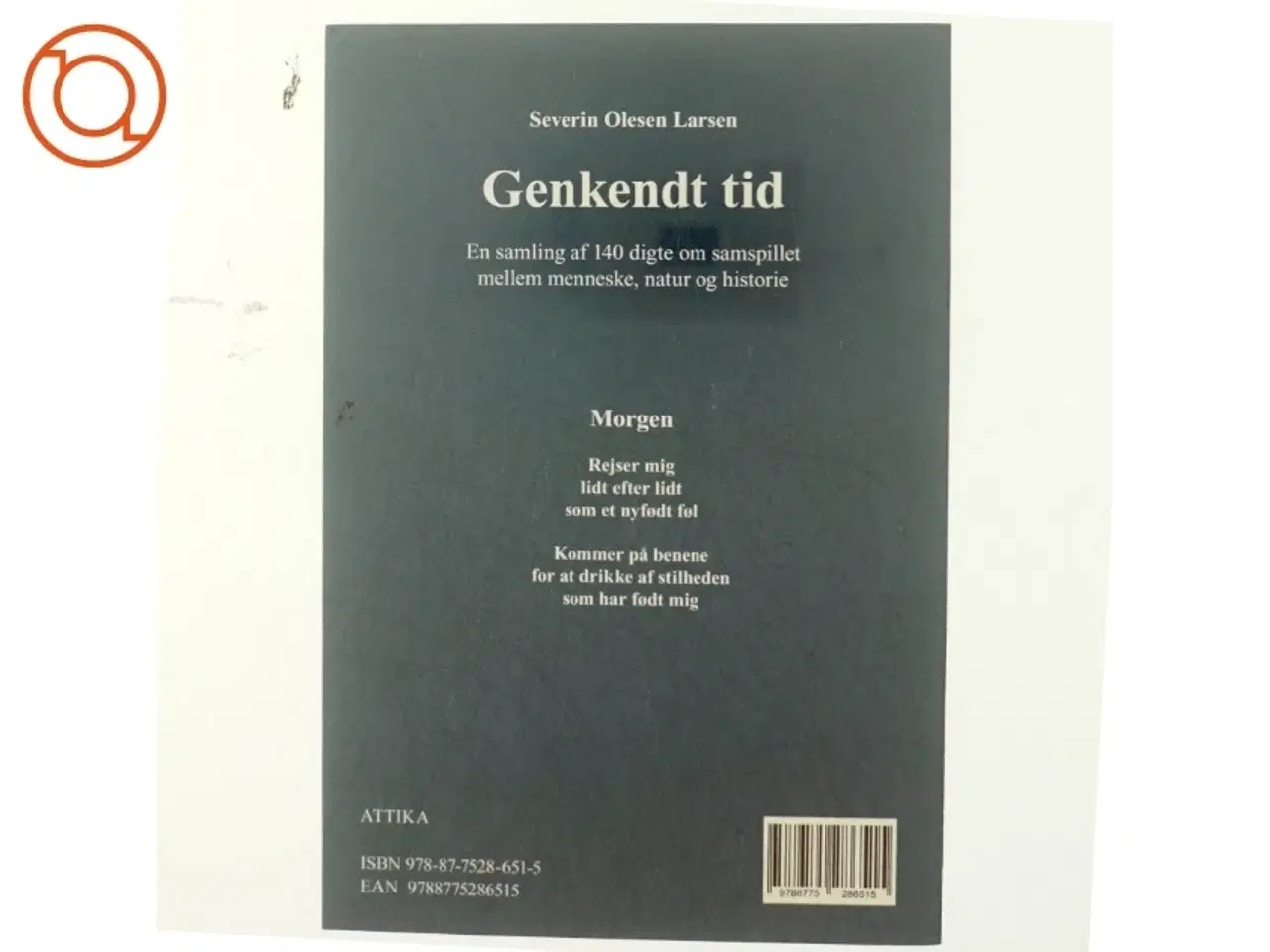 Billede 3 - Genkendt tid af Severin Olesen Larsen (Bog)