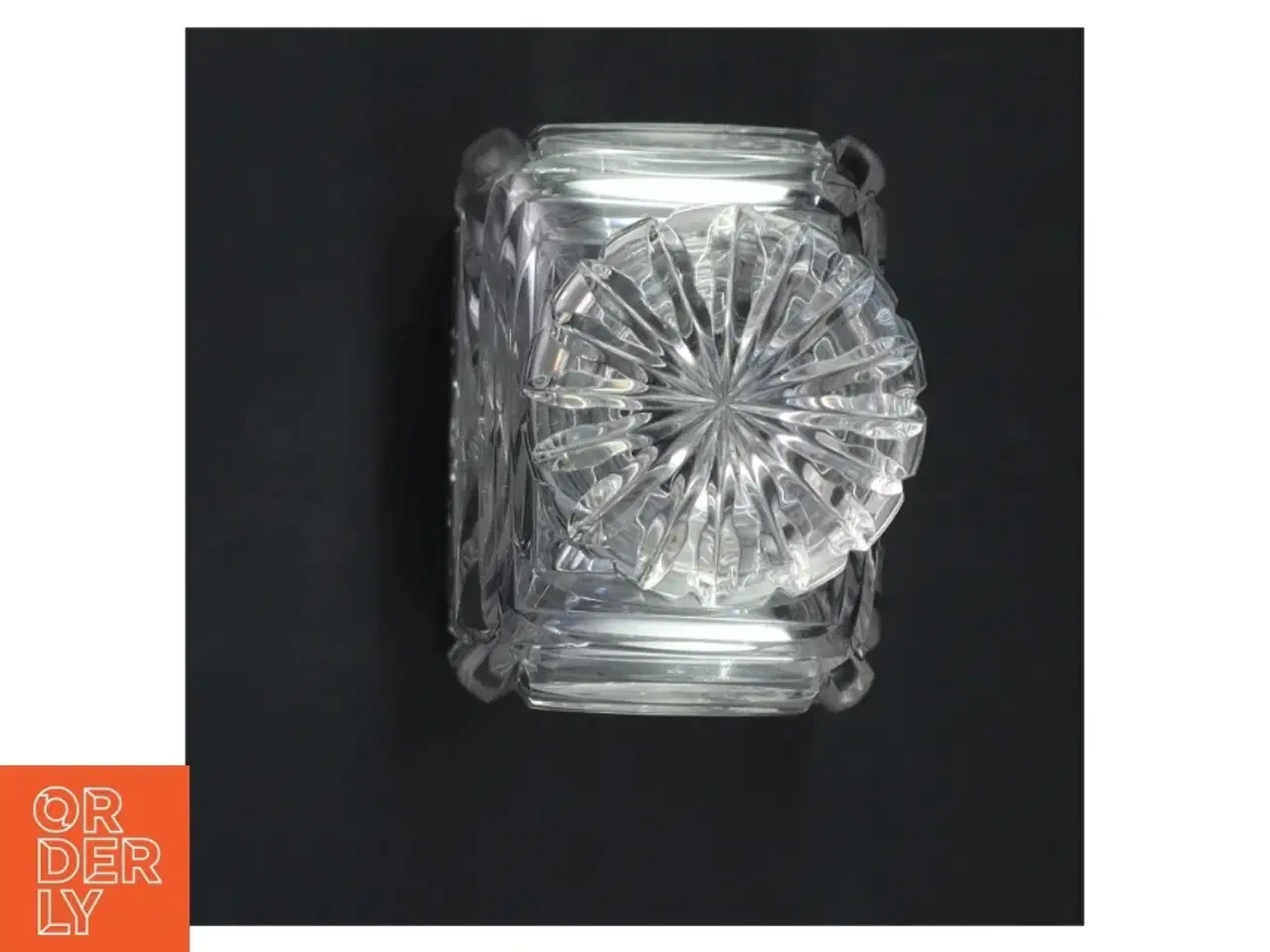 Billede 3 - Krystal karaffel med prop (str. 22x9x6 cm)