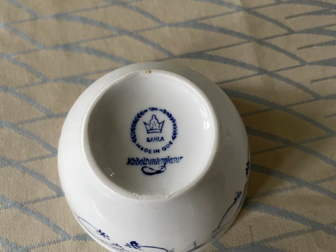 Billede 7 - Fattigmands musselmalet sukker/marmelade skåle