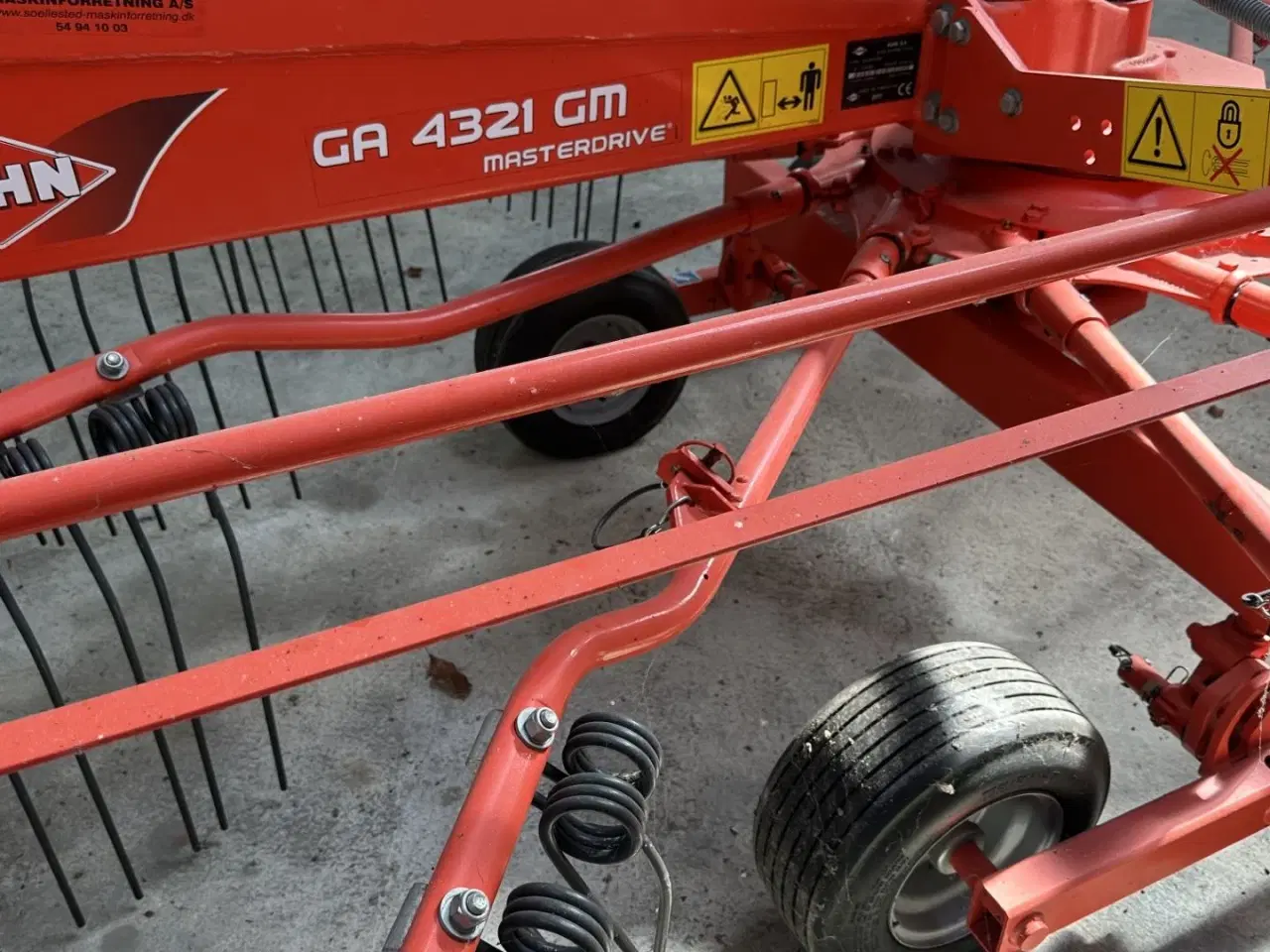 Billede 6 - Kuhn GA4321. Riven fremstår som ny. Ikke kørt mange ha.