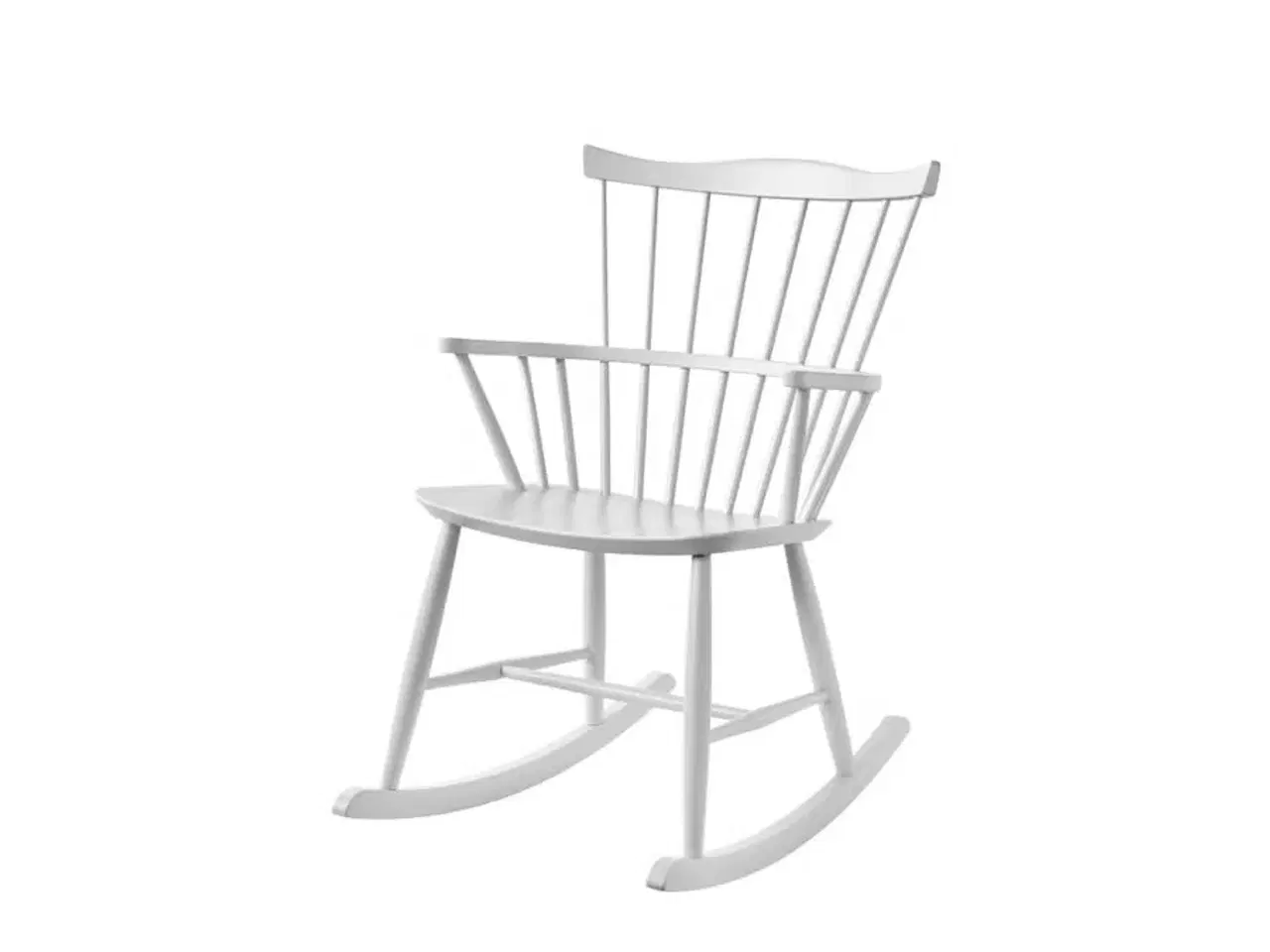 Billede 1 - Gyngestol, lys grå, FDB, Børge Mogensen