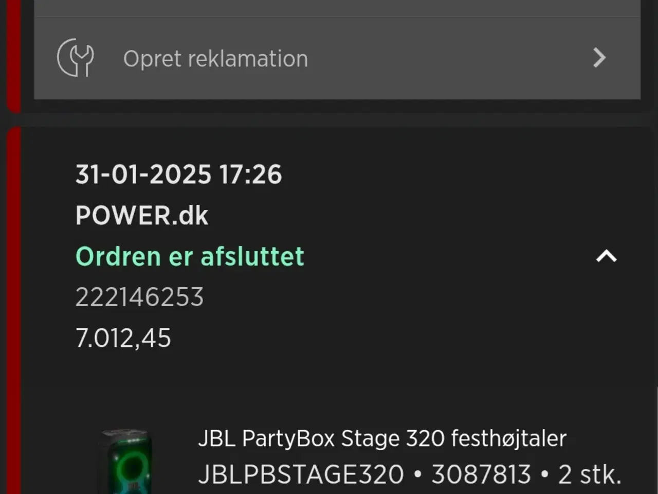 Billede 3 - 1 sæt JBL 320'ere. Nye!