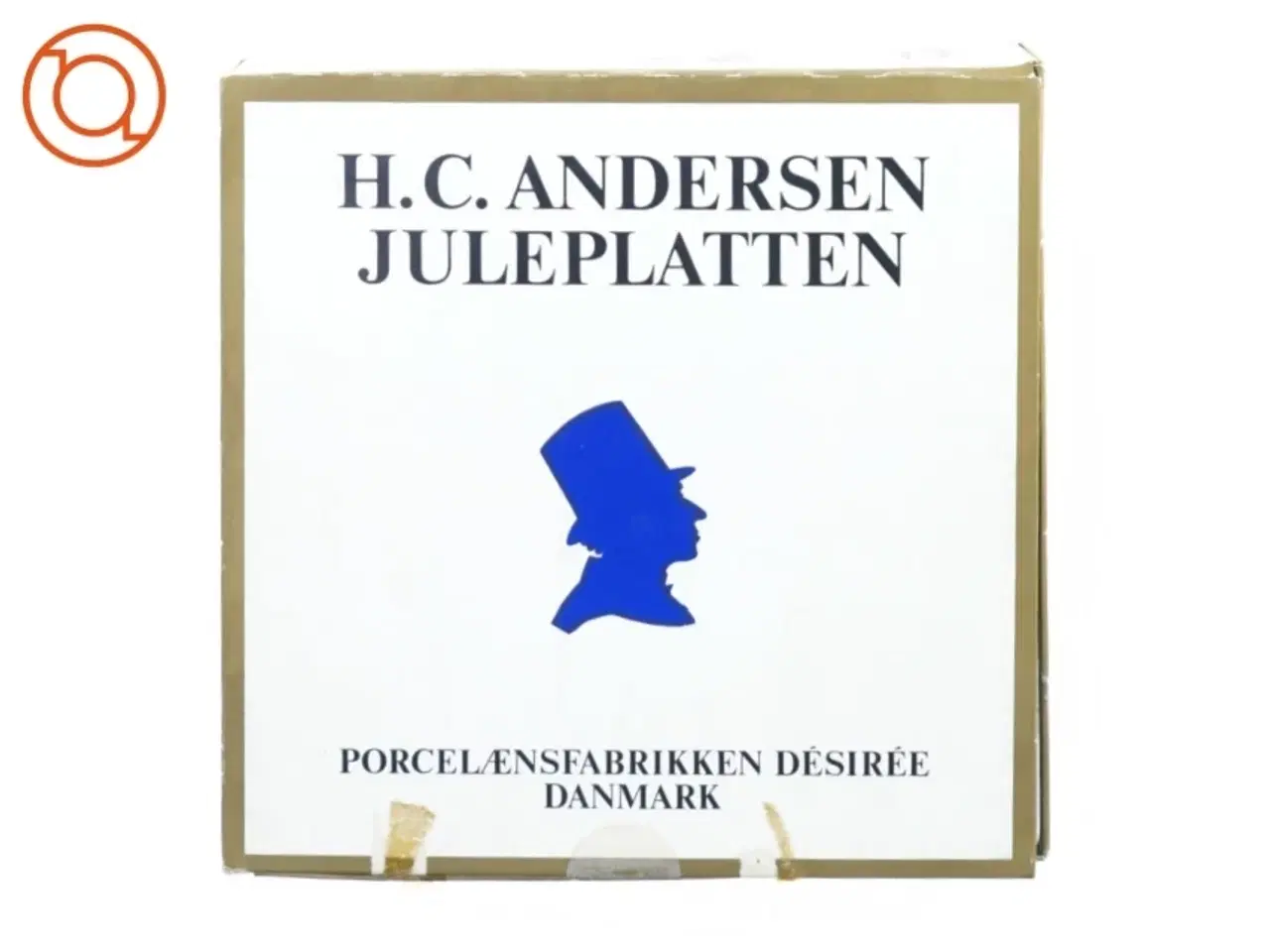 Billede 1 - HC Andersen juleplatten fra Porcelænsfabrikken Desirée (str. 19 cm)