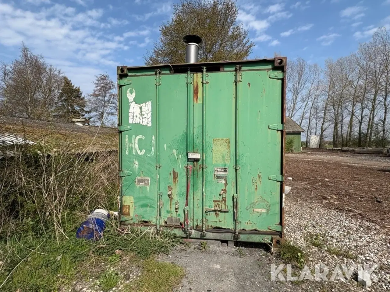 Billede 3 - Container med flisfyr 20 fods