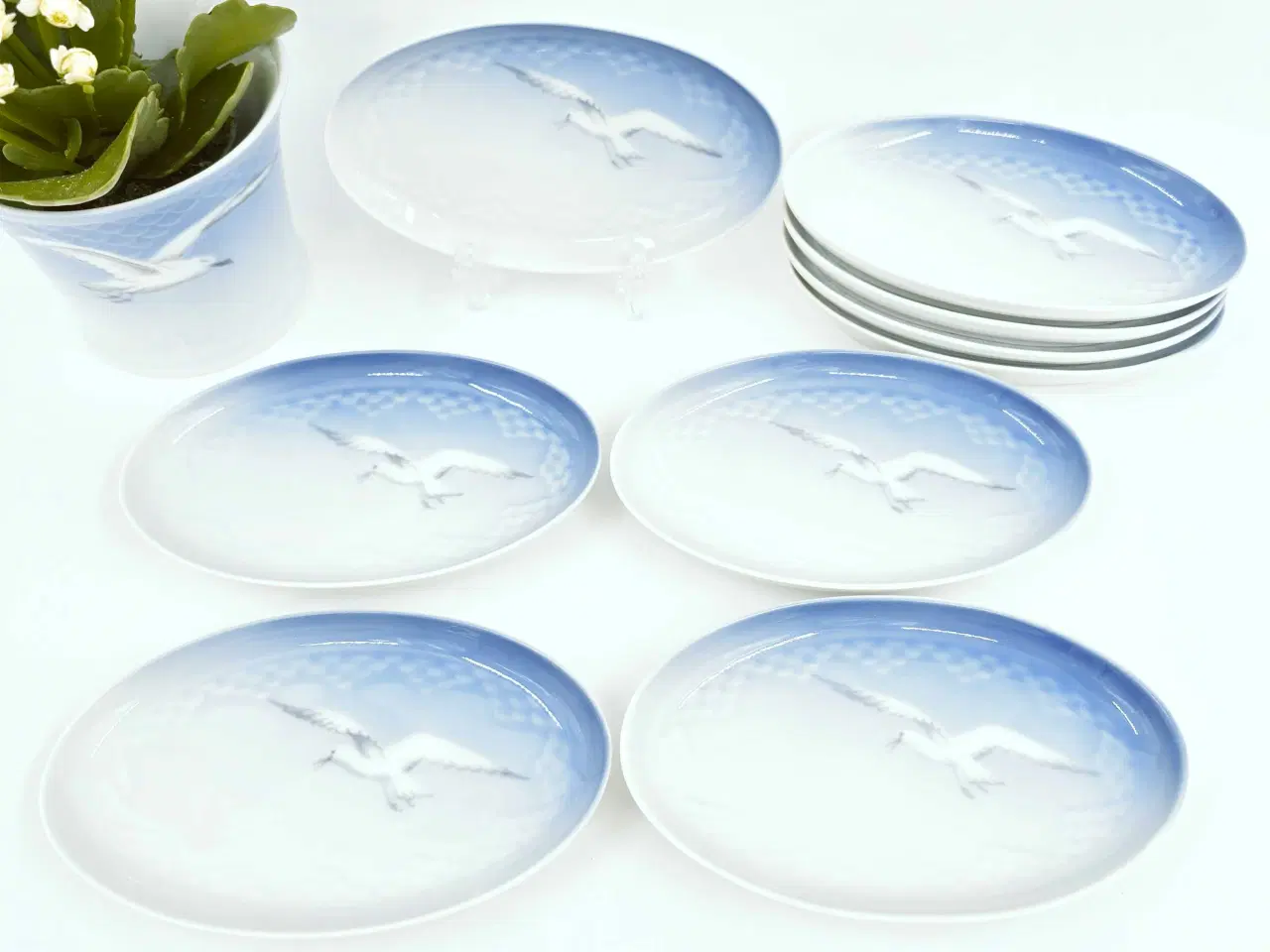 Billede 6 - Mågestel uden guldkant oval asiet