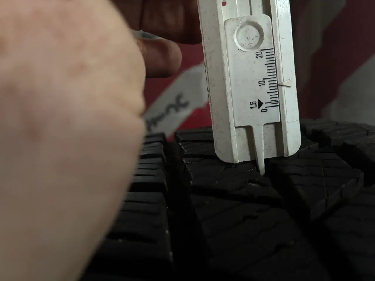 Billede 7 - Alufælge med vinterdæk