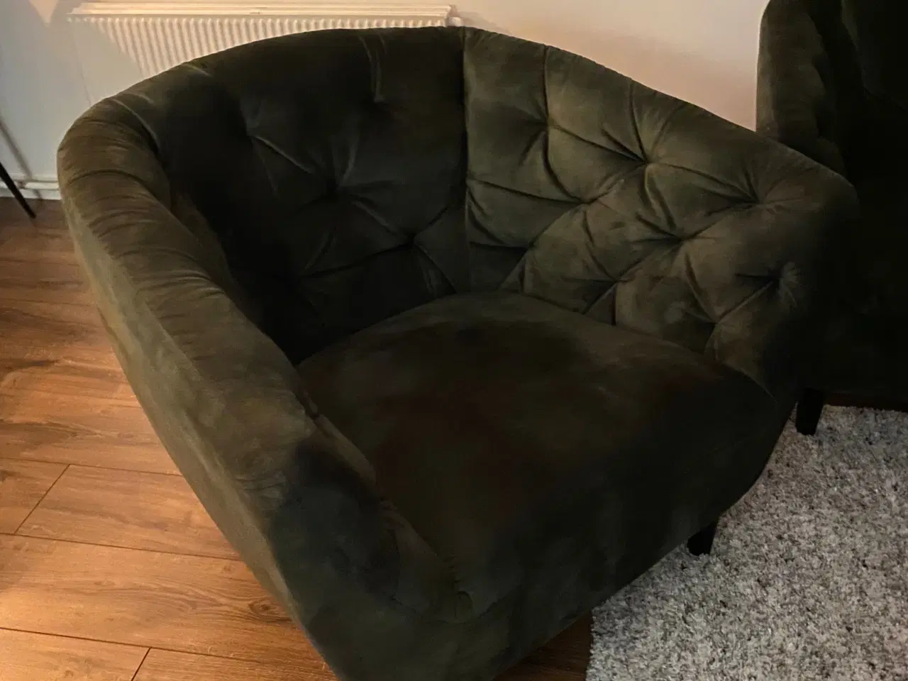 Billede 2 - Grønt velour sofa sæt fra Ilva 