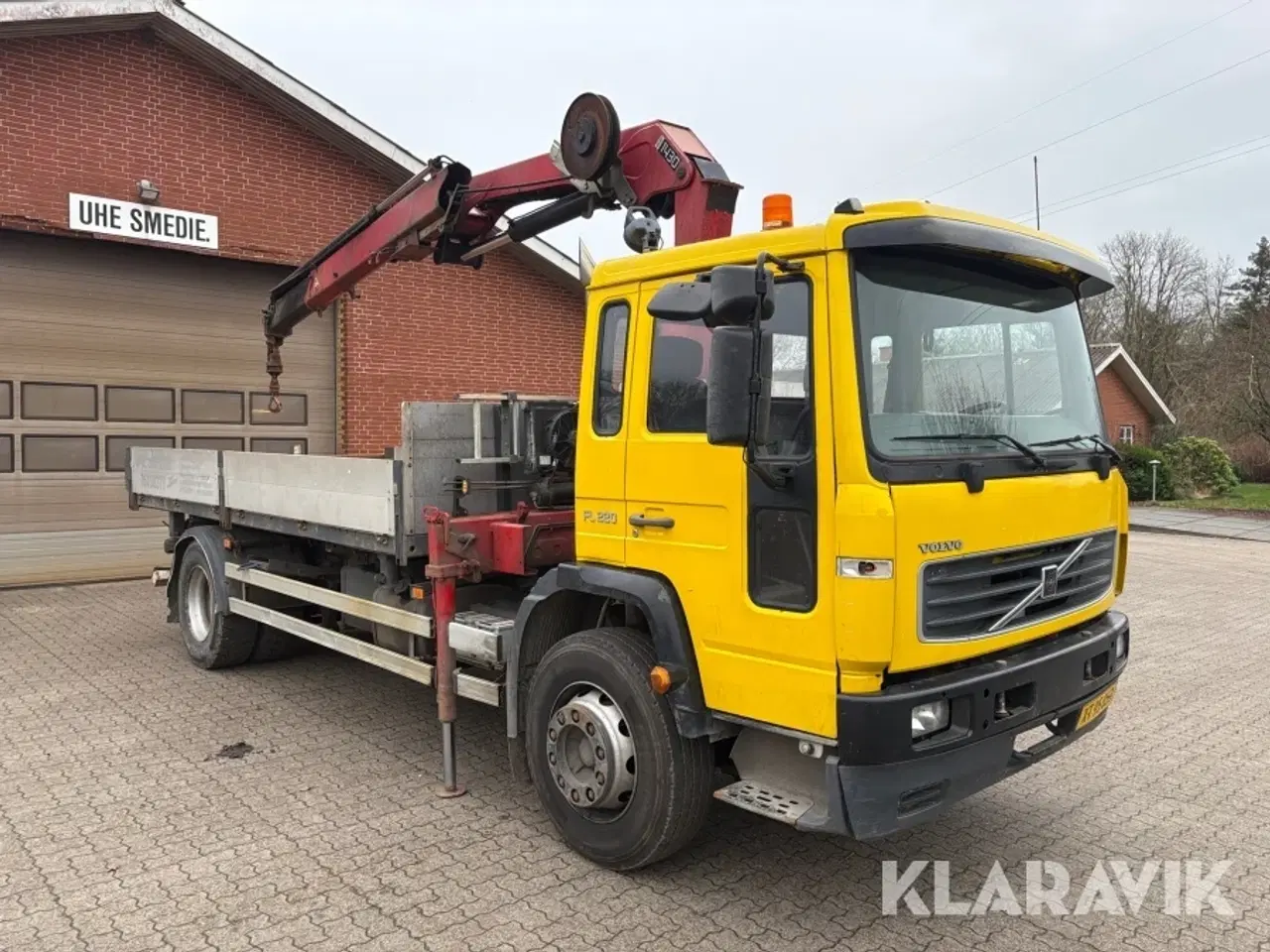 Billede 7 - Lastbil Volvo Fl 18 E 4x2 Luft med HMF 1430 kran