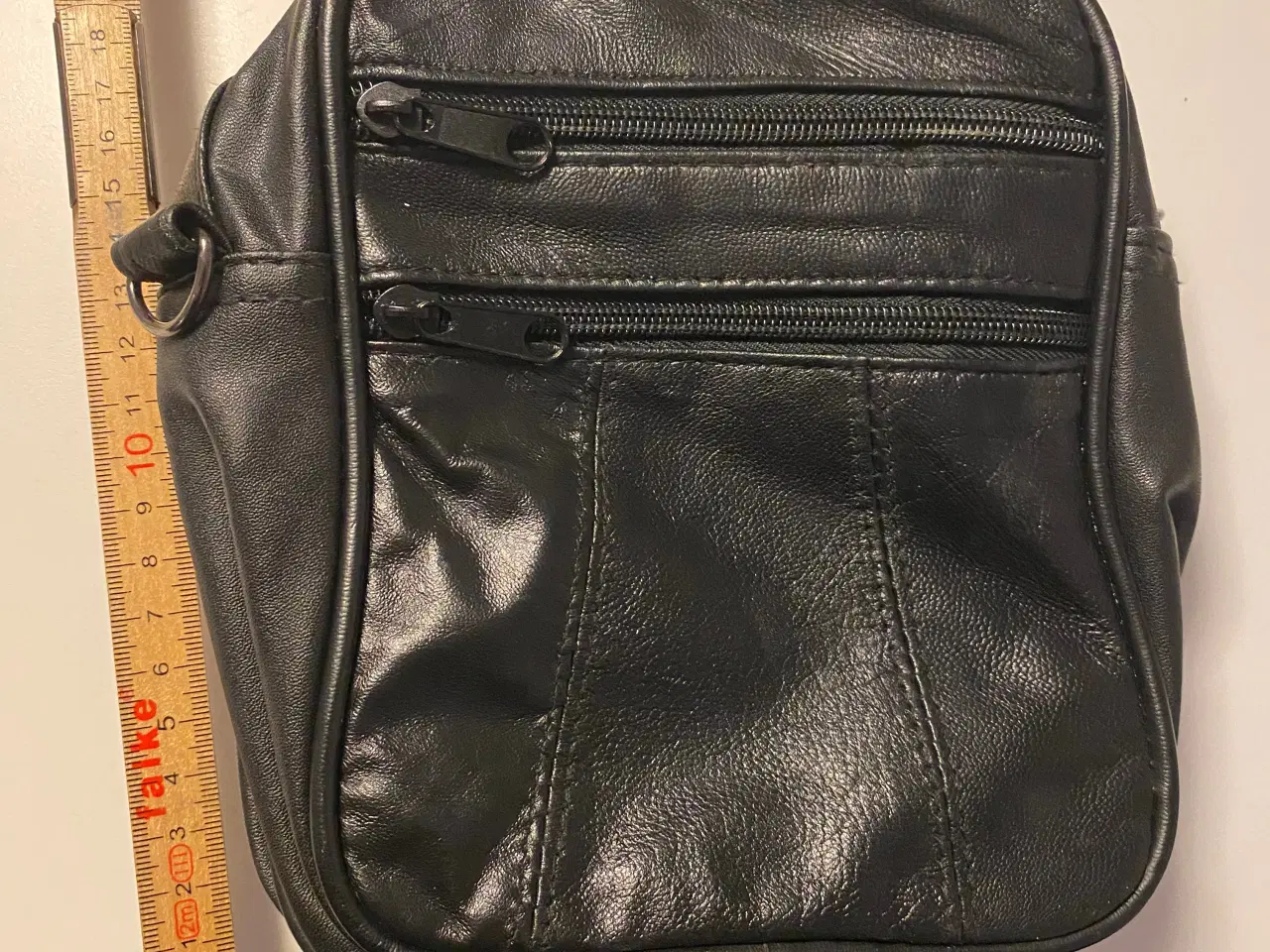 Billede 3 - Taske sort ægte læder