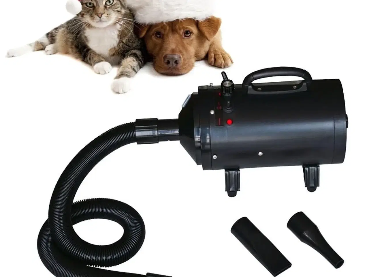 Billede 5 - Blower til hund 3 dyser 2400 W sort