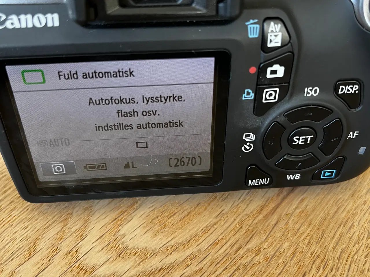 Billede 1 - Canon EOS 1100D kamera inkl. tilbehør