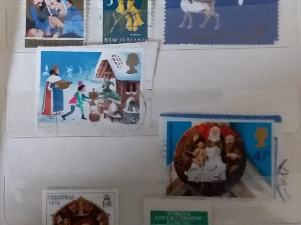 Billede 5 - Julmærker/frimærker blander