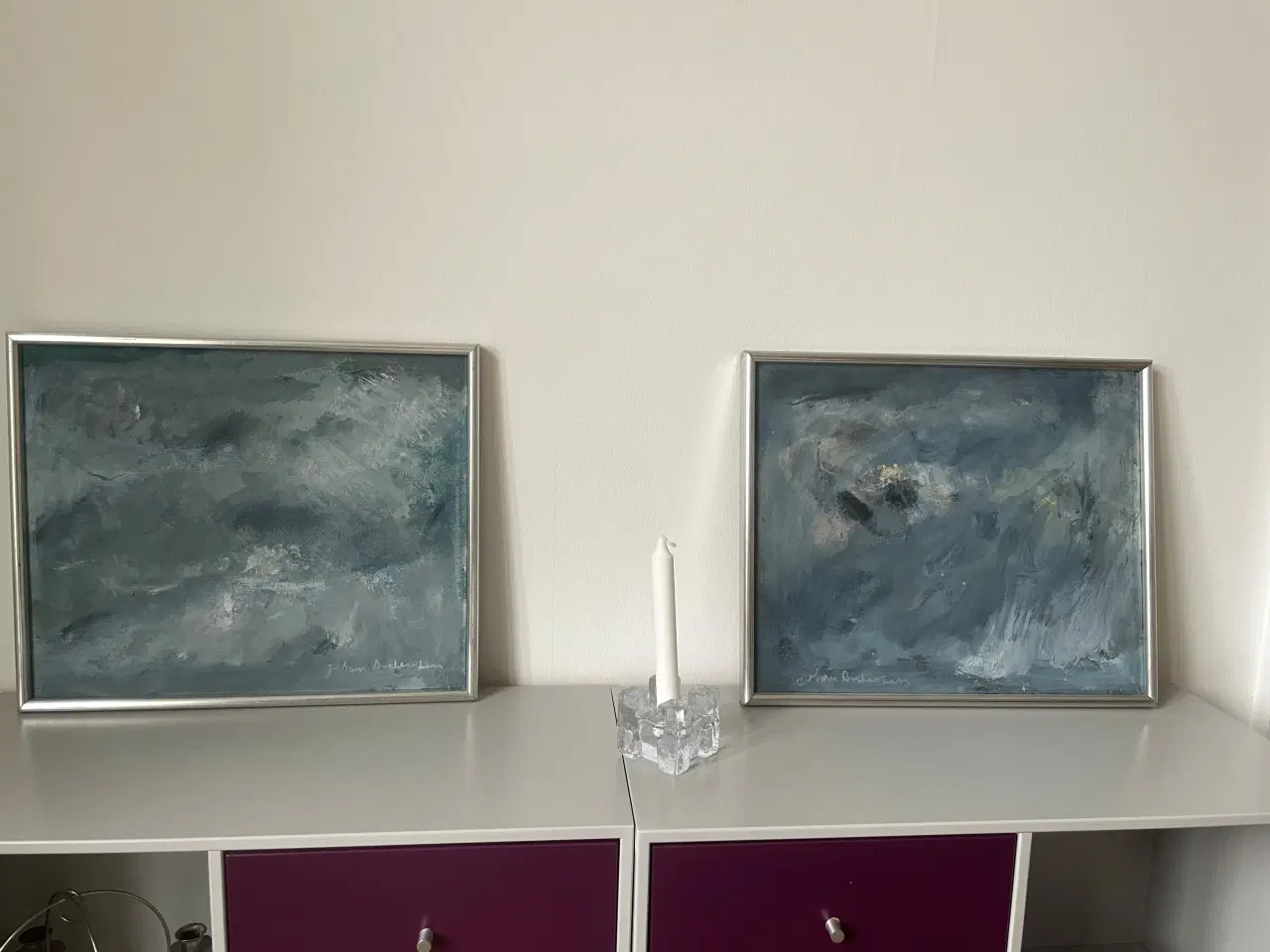 Billede 10 - Byd: Hævesænkeborde, arkivskab, lærred og mapper