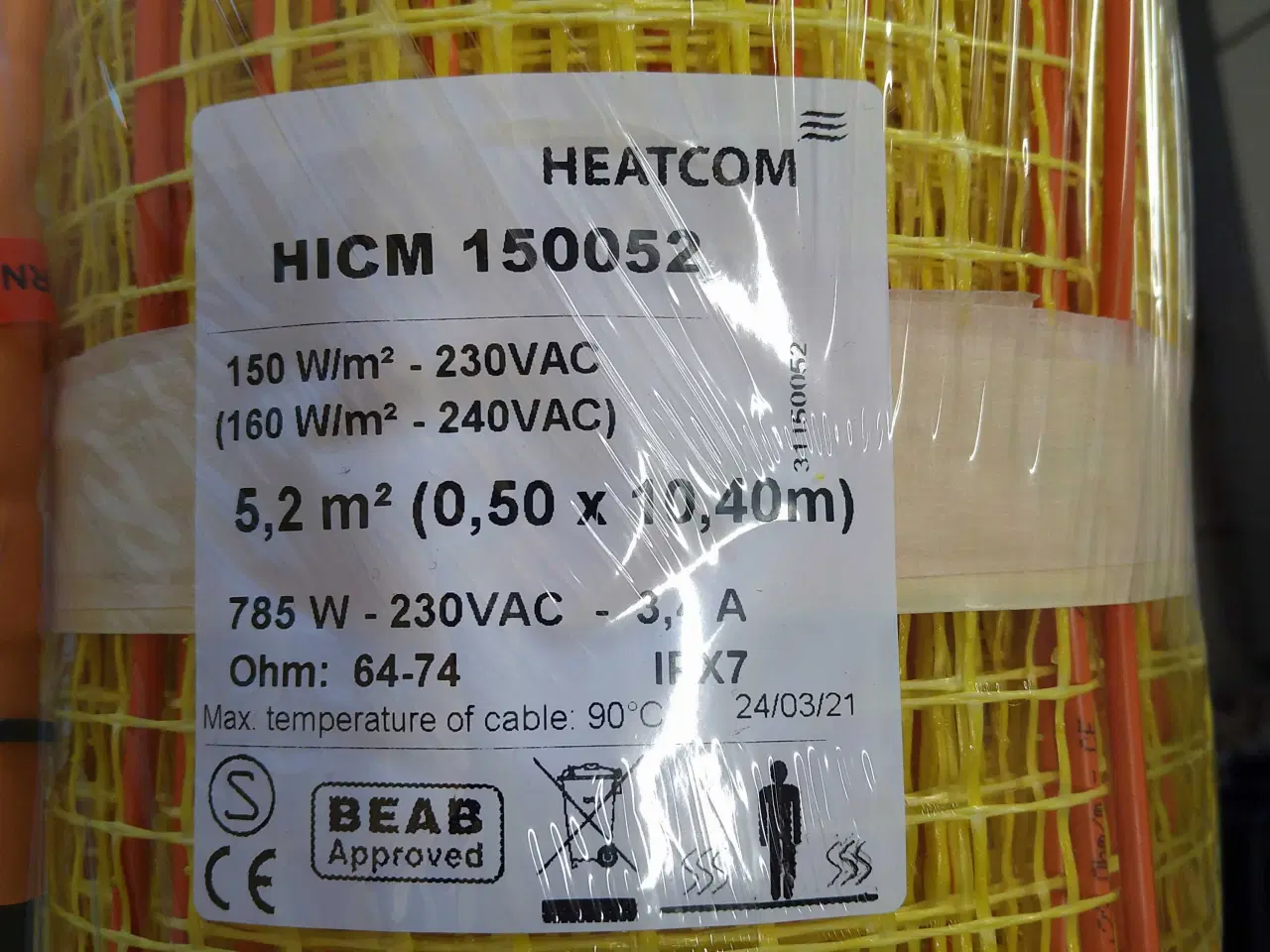 Billede 2 - El-Gulvvarme måtte