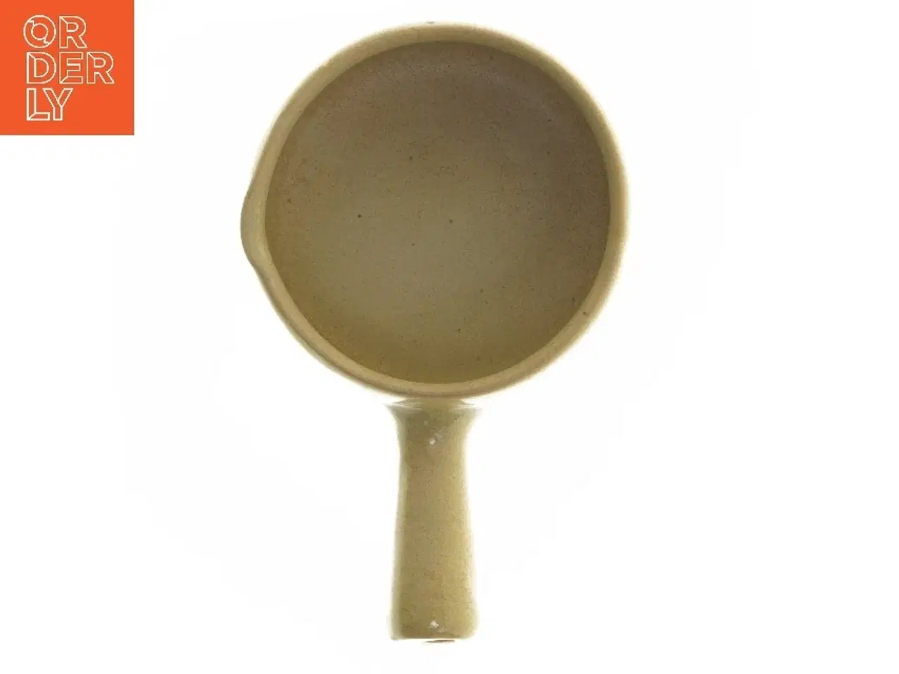 Billede 1 - Gul keramisk kop med håndtag (str. 12x6x19 cm)