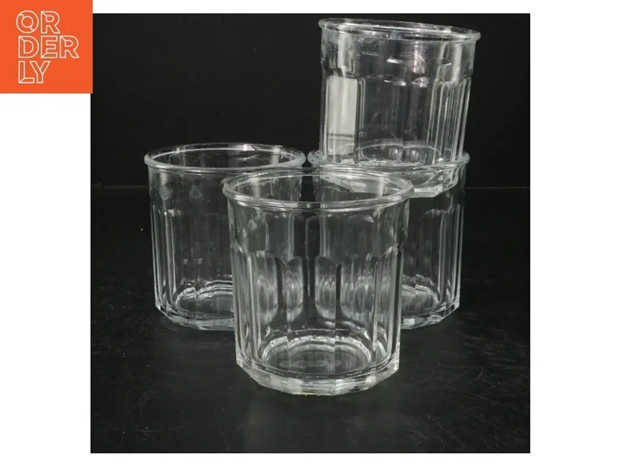 Billede 1 - Gennemsigtige glas (4 styk. ø. 10 cm. længde, 9 cm)