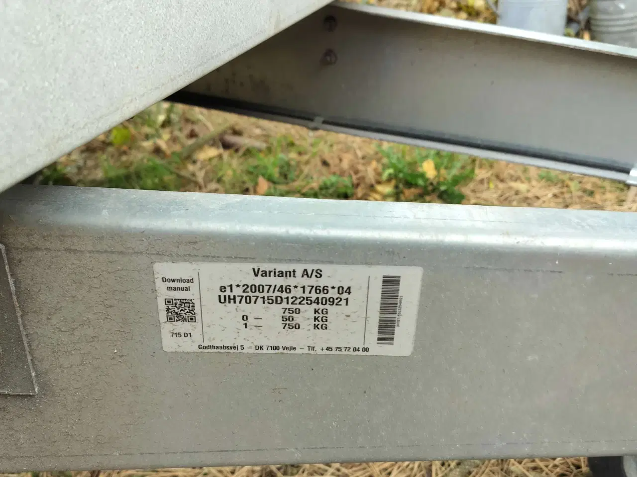 Billede 2 - Variant trailer 750/500 kg