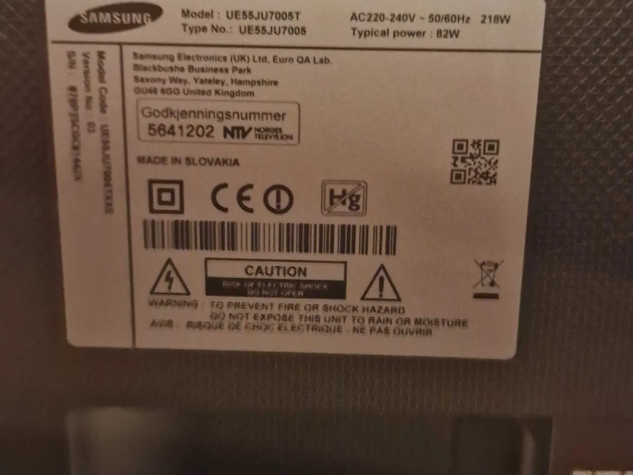 Billede 2 - Samsung 55” UHD