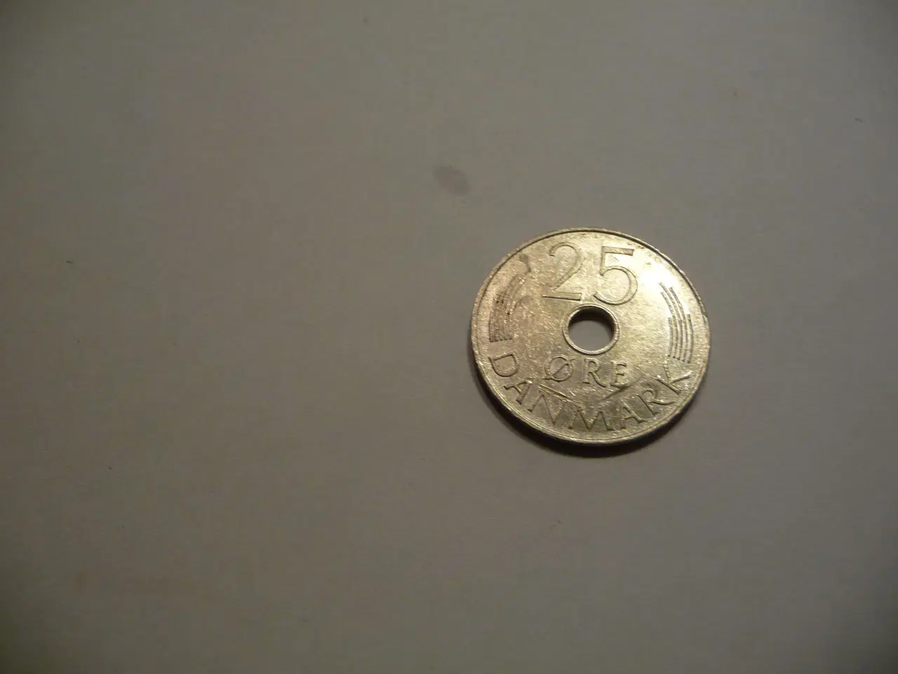 Billede 2 - mønt fra 1974 25 øre 