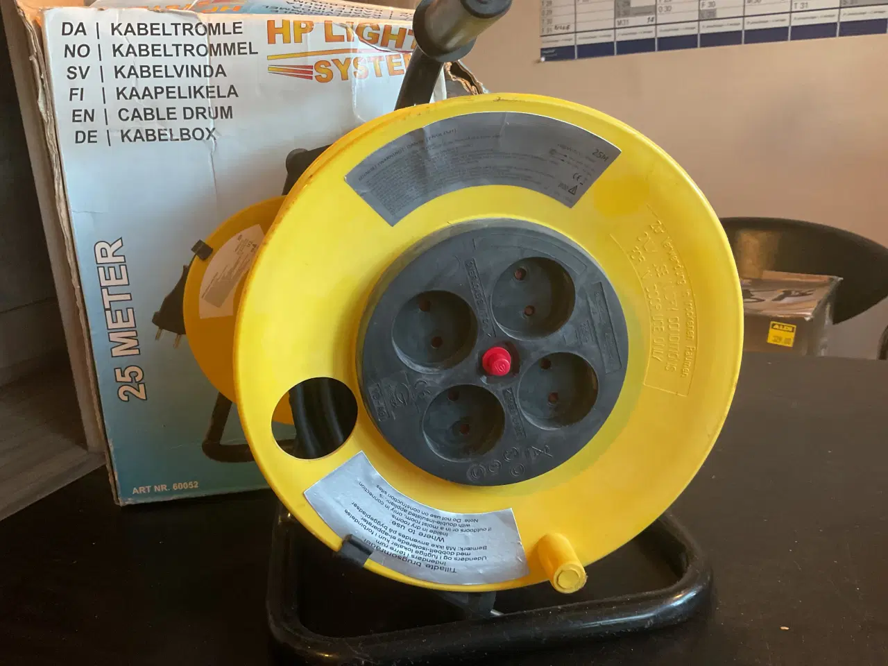 Billede 1 - Kabeltromle med termosikring