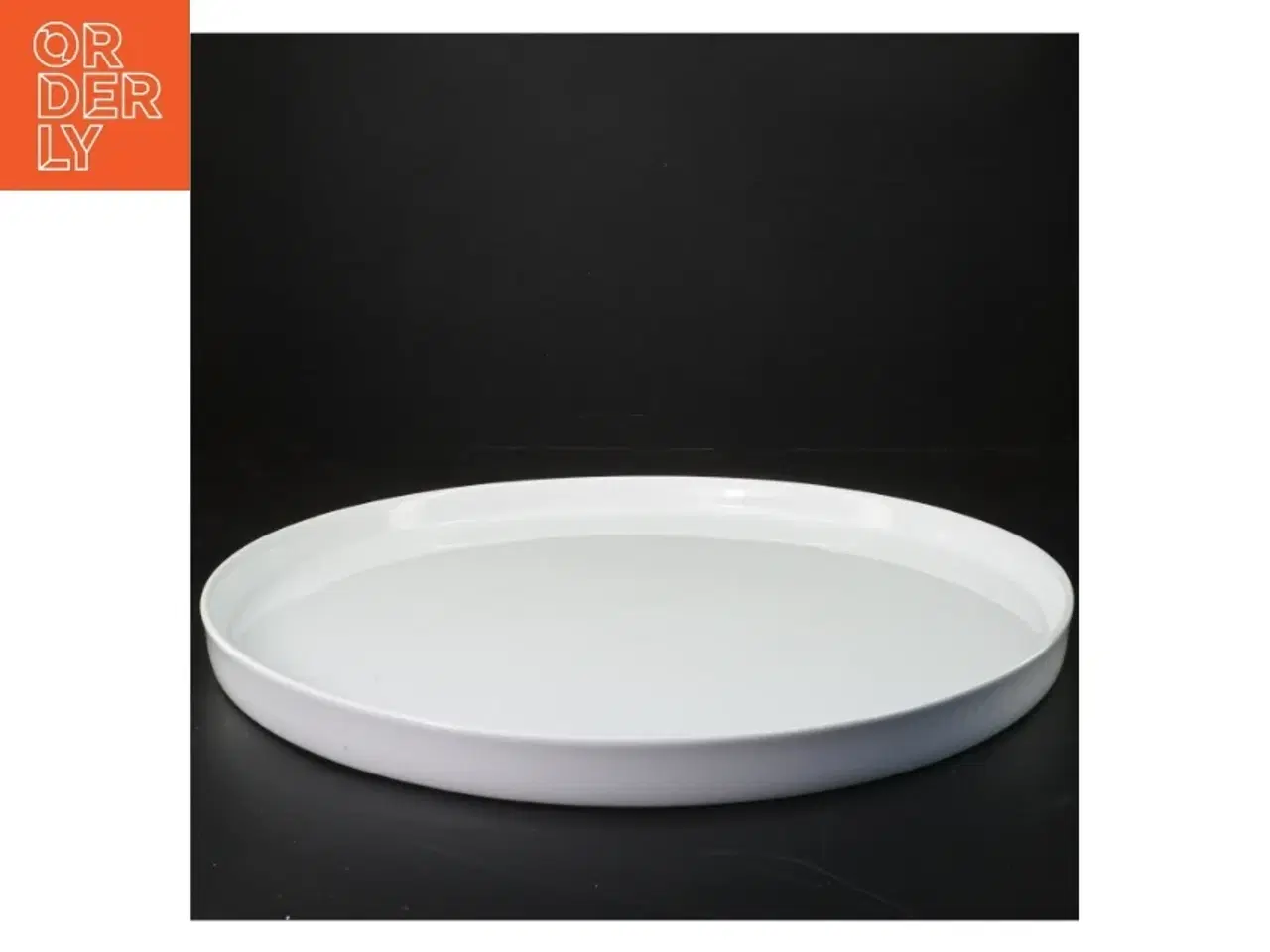 Billede 2 - Stort, hvidt tapas/kage fad fra IKEA (str. Ø 37 cm)