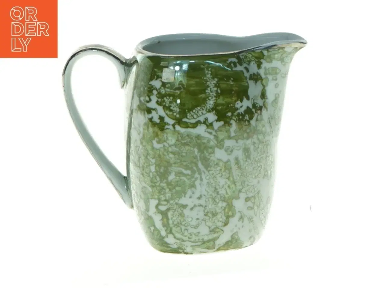 Billede 1 - Grøn porcelænsvase fra VIVA (str. 9 x 7 cm)