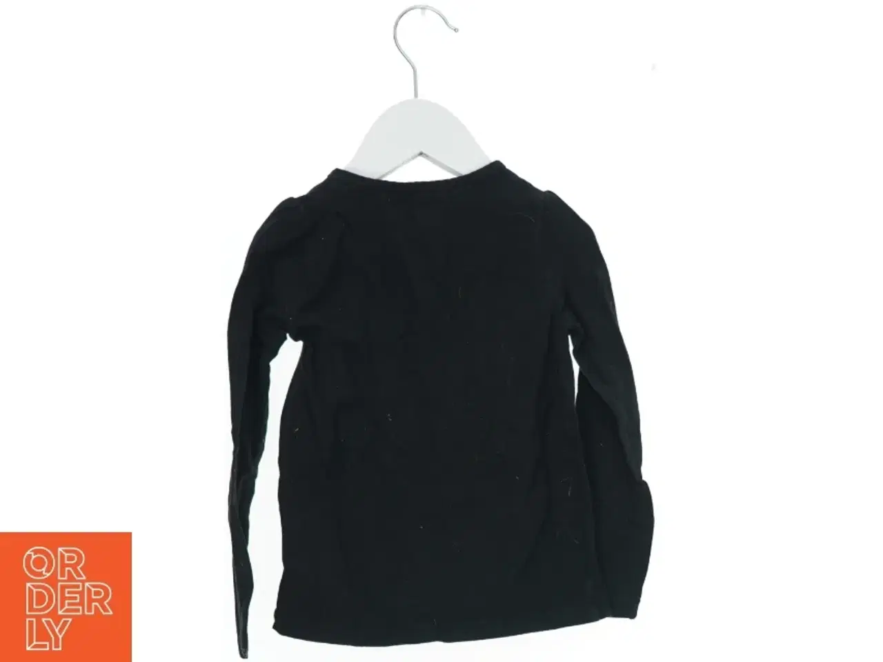 Billede 2 - Langærmet sort bluse fra H&M (str. 98)