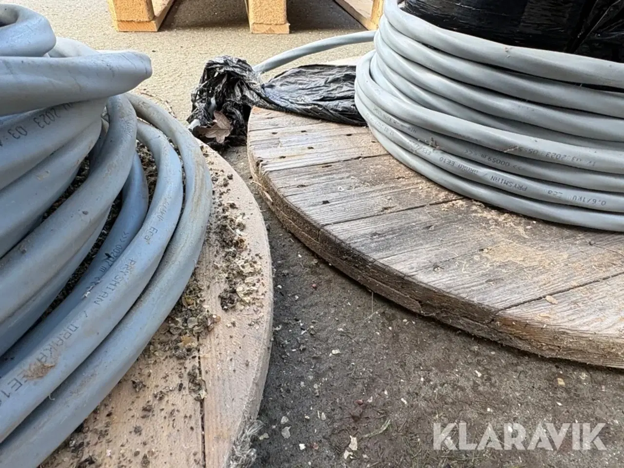 Billede 11 - Kabeltrommel med kabel Draka 2 styk.