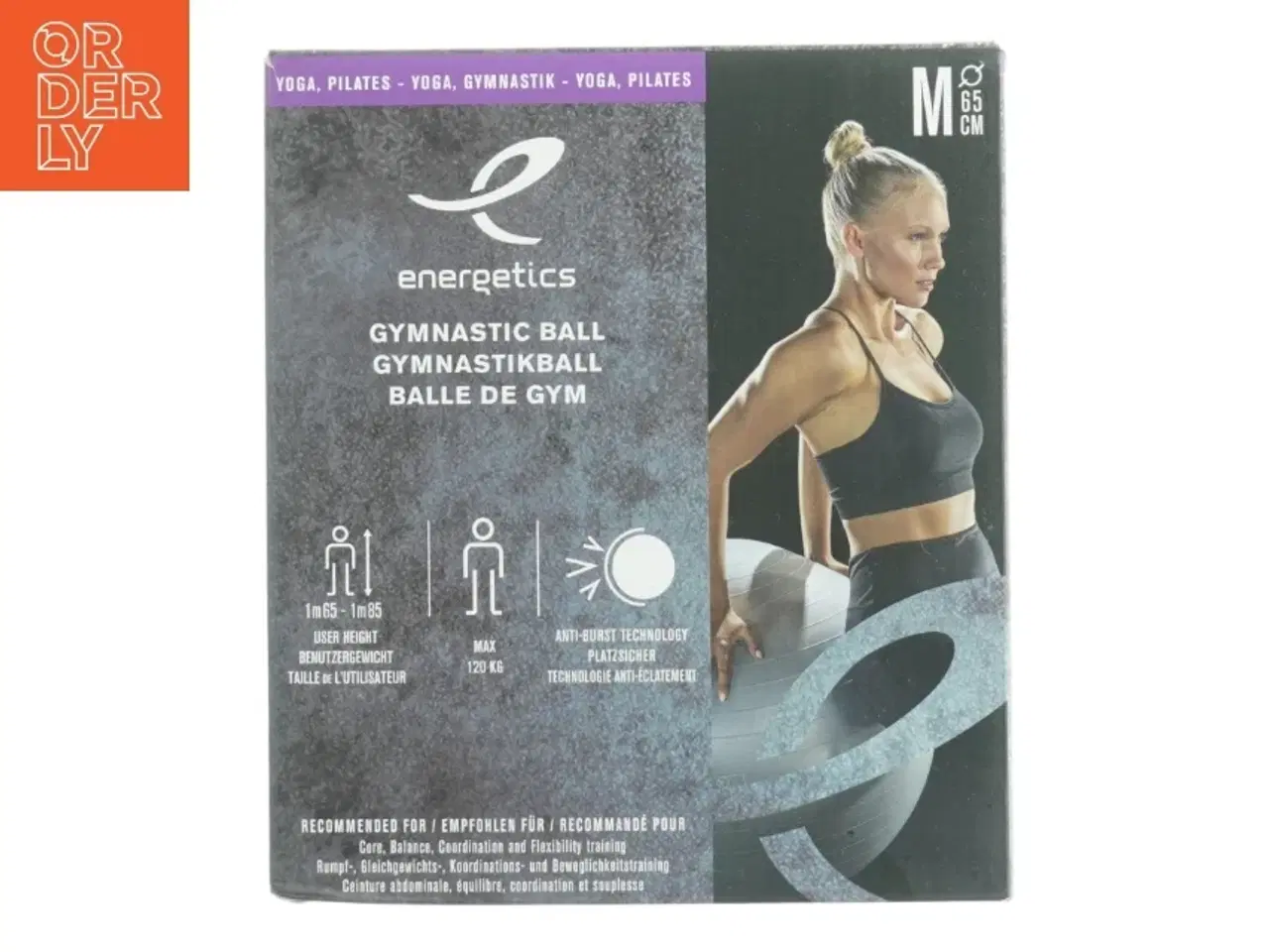 Billede 1 - Balancebold til yoga og pilates fra Energetics (str. Ø 65 cm)