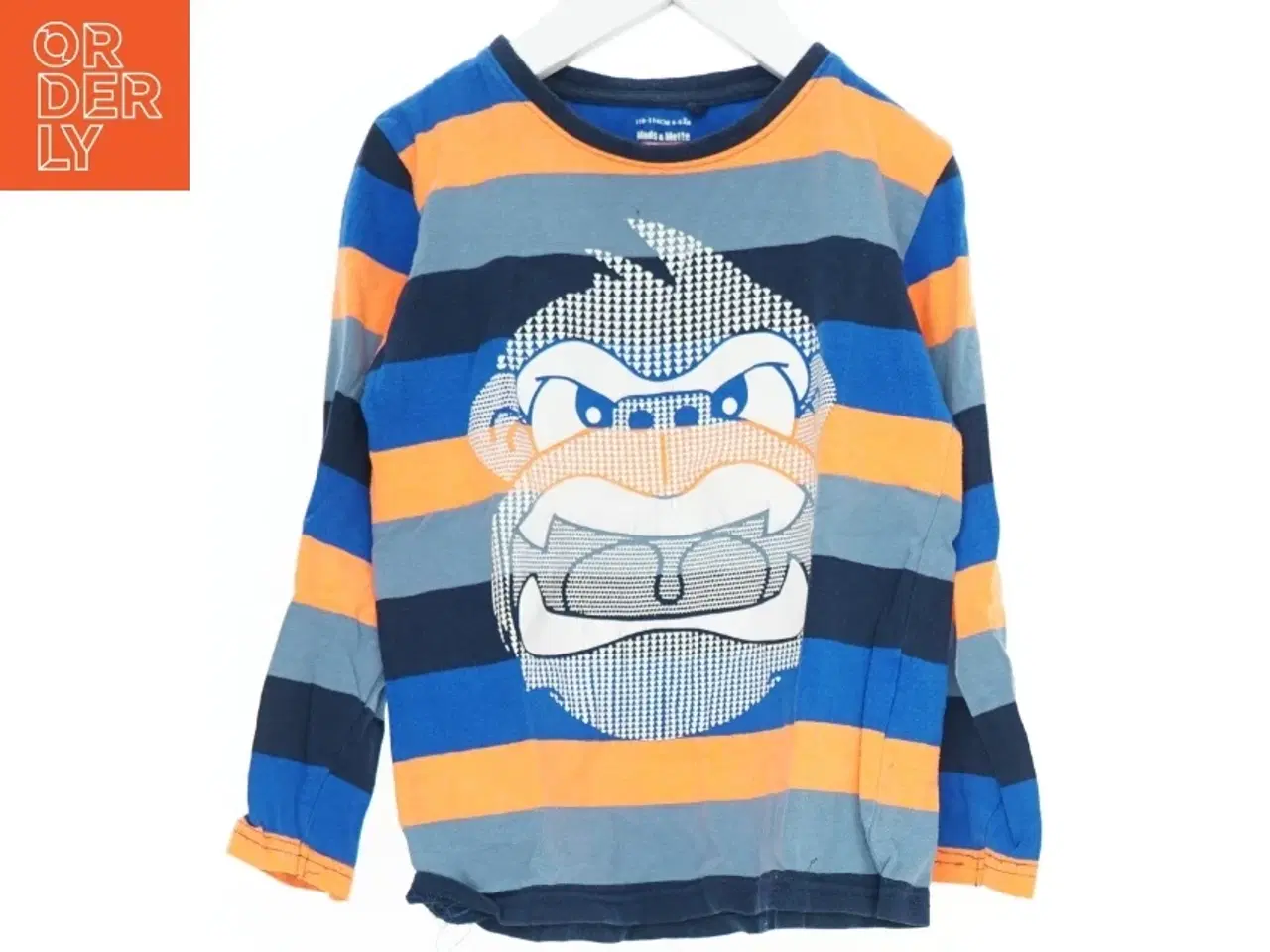 Billede 1 - Langærmet bluse med tryk fra VRS (str. 116)