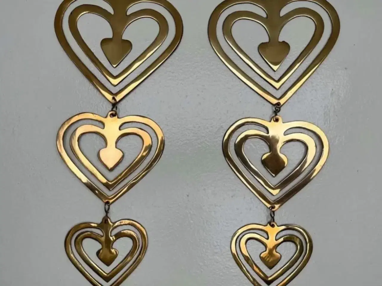 Billede 1 - Hjerter i messing