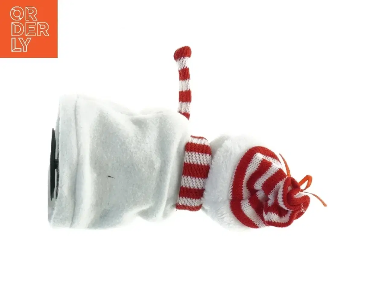 Billede 2 - Snemand med hue og halstørklæde (str. 18x10 cm)