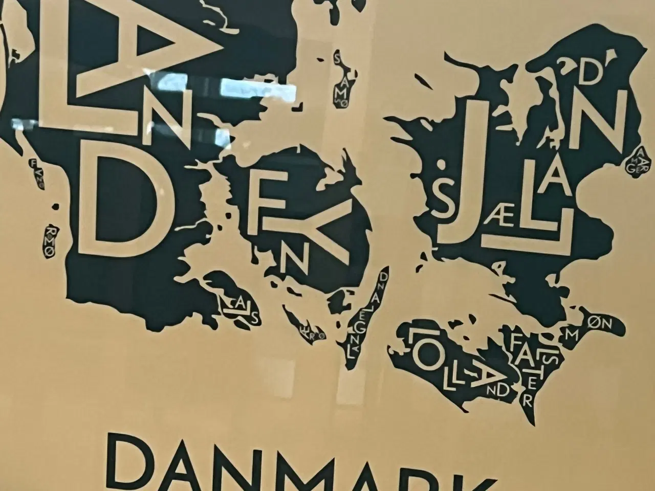 Billede 3 - Plakat over Danmark fra Kortkartellet 