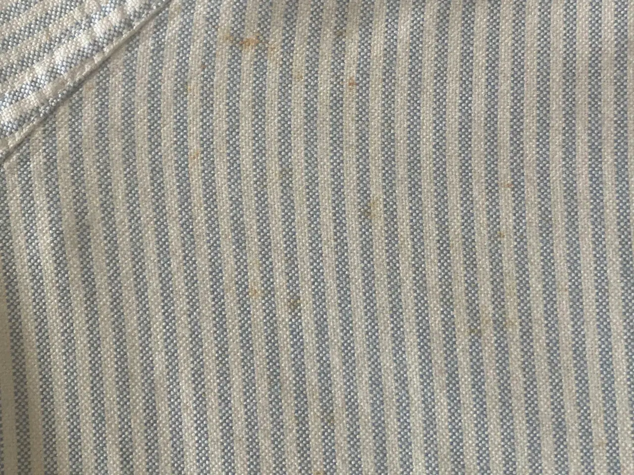 Billede 11 - Blå- og hvidstribet herreskjorte str XL