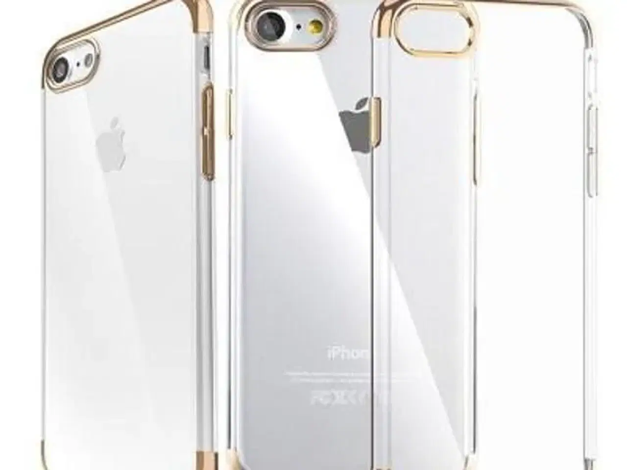 Billede 4 - Guld luksus silikone cover til iPhone 6 6s SE 7 8 