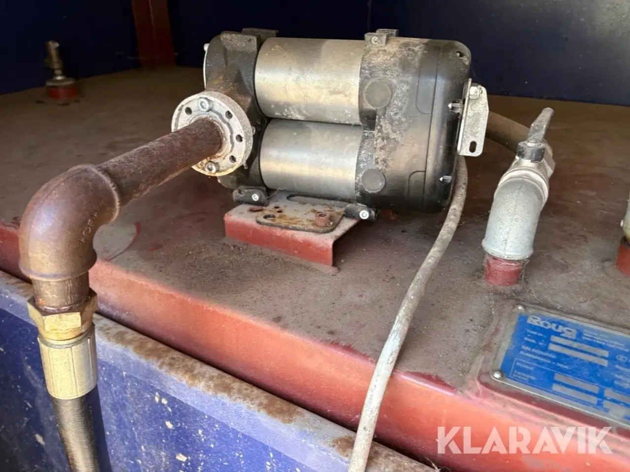 Billede 9 - Container tank med pumpe Roug 2000L