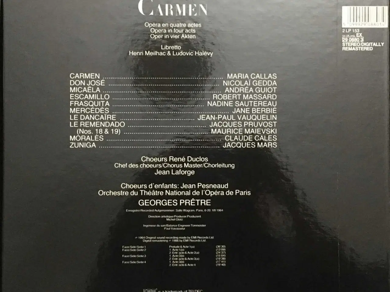 Billede 2 - Bizet: Carmen -Maria Callas 2LP vinyl box