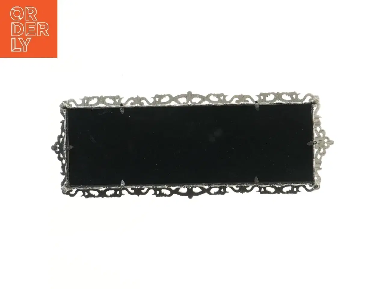 Billede 2 - Dekorativt spejl på bakke (str. 45x19 cm)