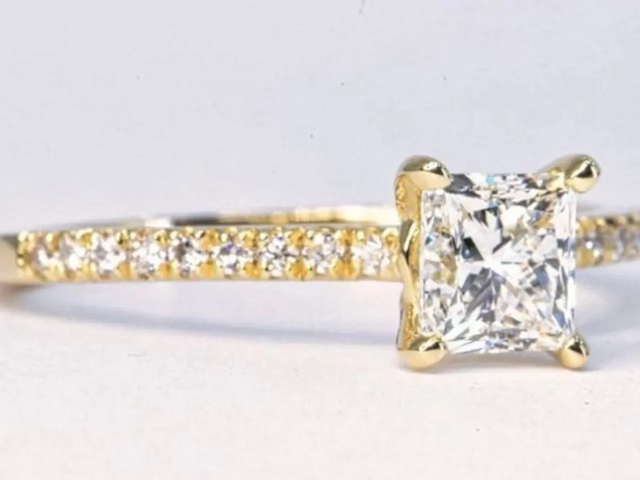 Billede 2 - Naturlig Diamantring 1.19ct