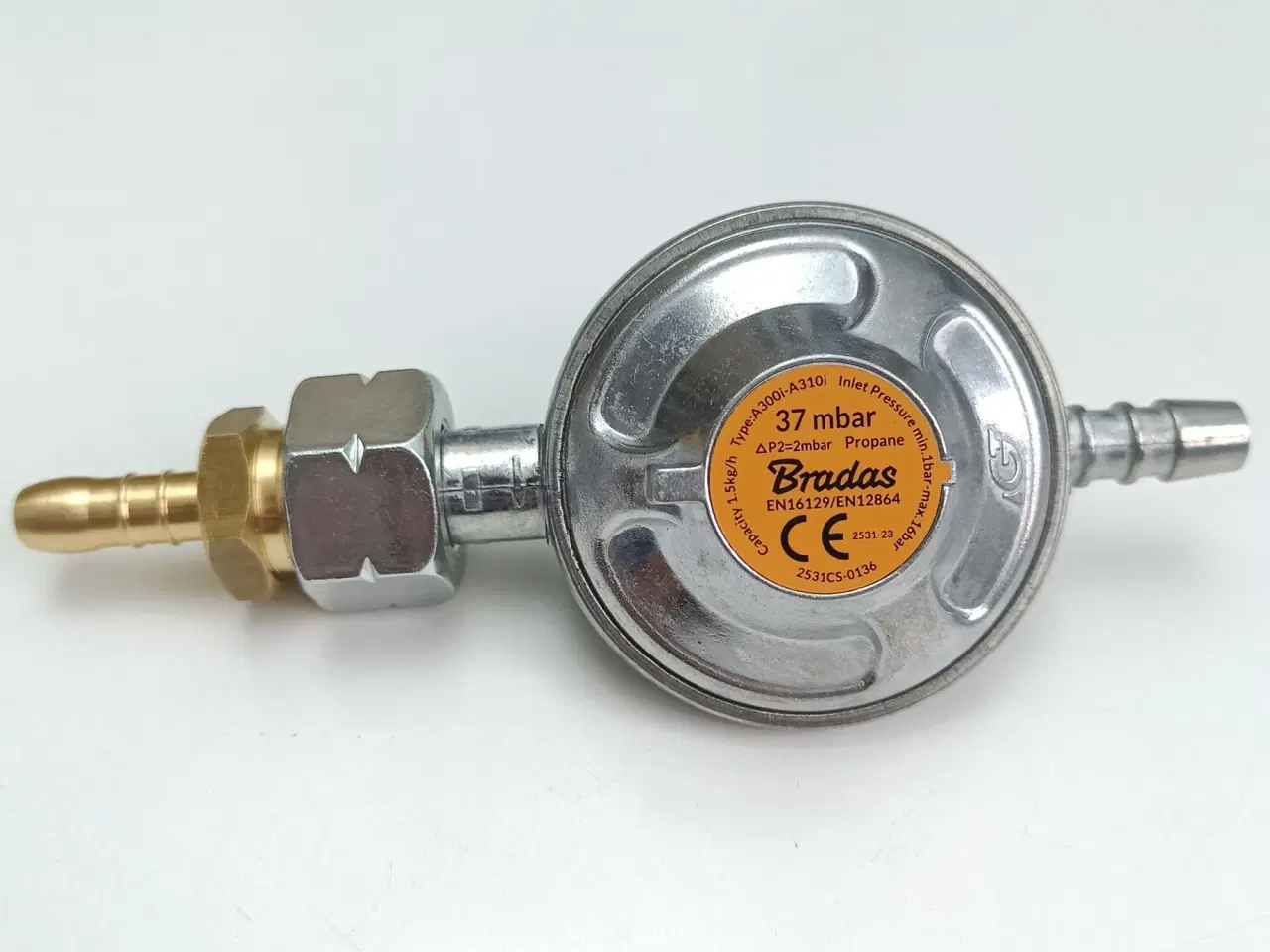 Billede 2 - NY! 37mbar Gasregulator til Gasflaske