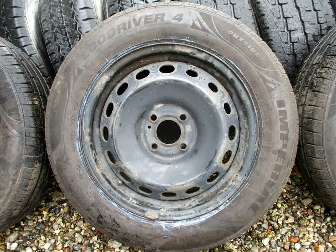 Billede 6 - 15" 4 stk. 4X100 ET40 nav60,1 185/65/15" sommerdæk