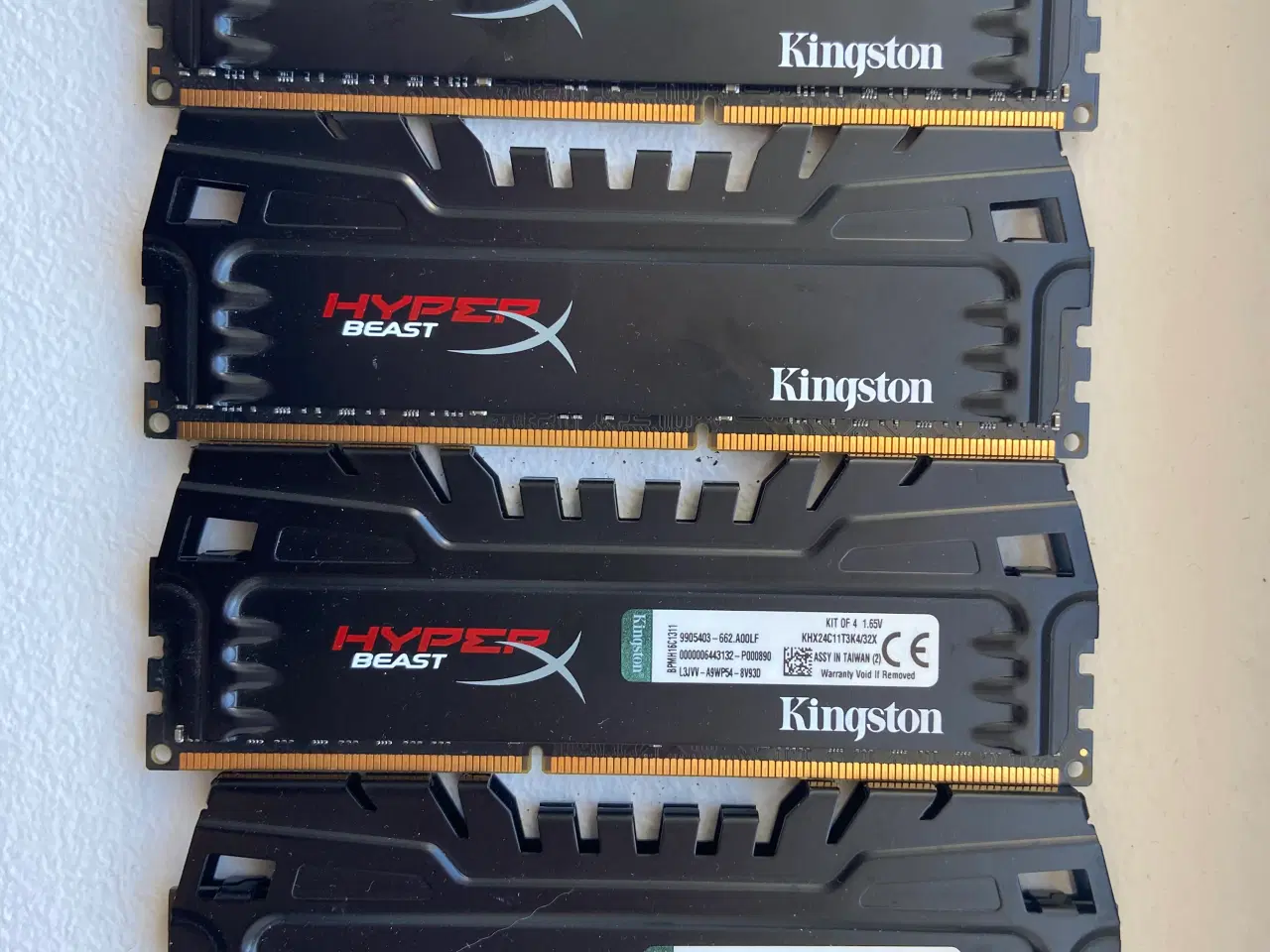 Billede 1 - Kingston HyperX Beast DDR3 RAM – 32 GB kit (4x8GB)