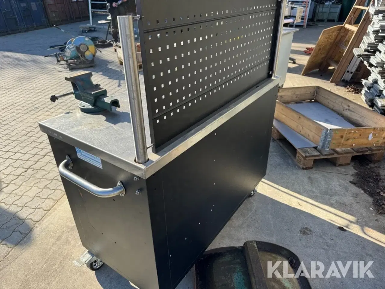 Billede 4 - Værksteds bord på hjul