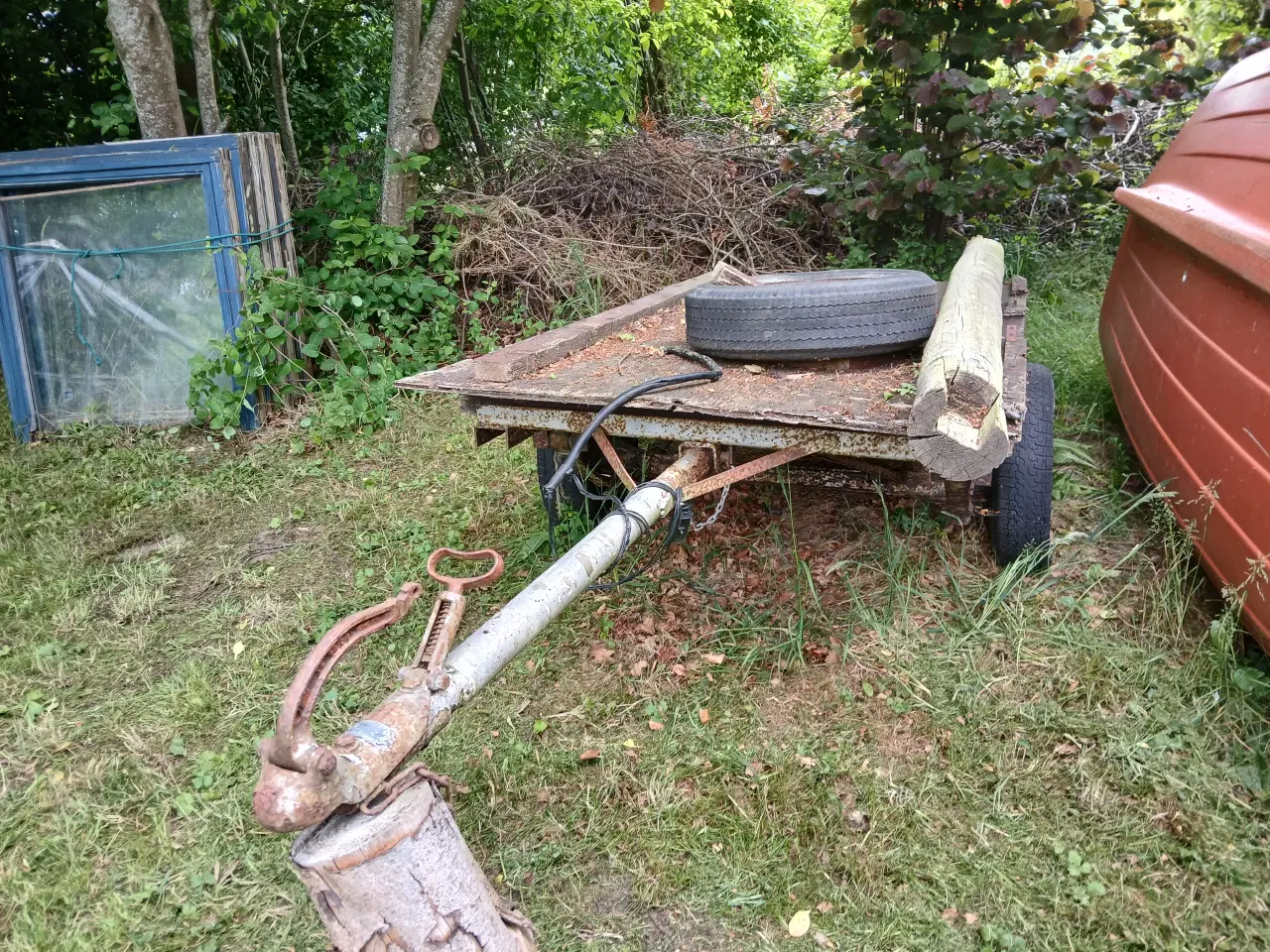 Billede 2 - Gammel havetrailer 2,20 x 1,20 bortgives 