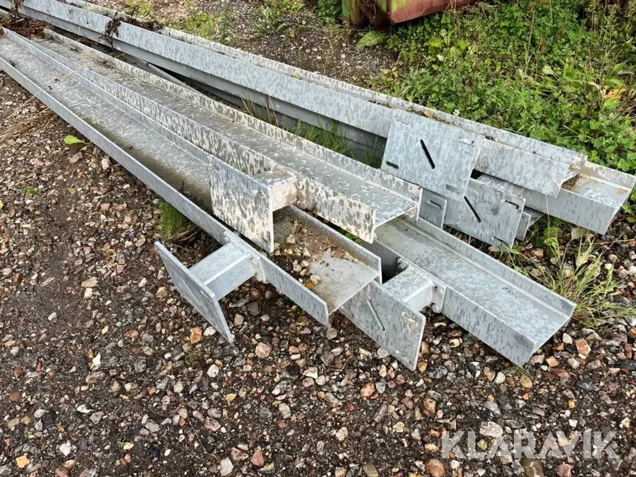 Billede 4 - I jerns bjælker 6 styk galvaniseret