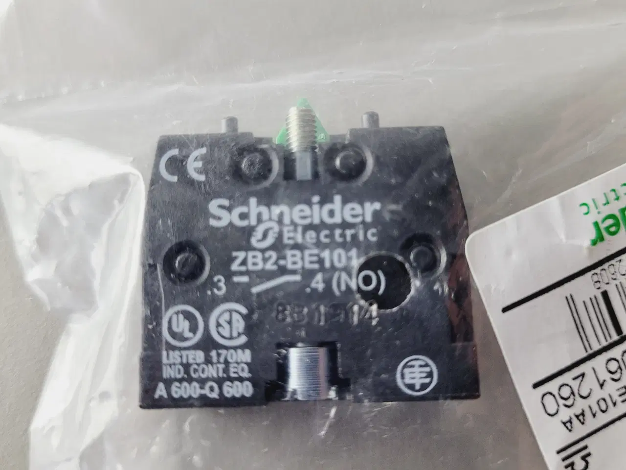 Billede 3 - ⭐️· 🟢 Schneider Electric Kontaktblok ZB2-BE101