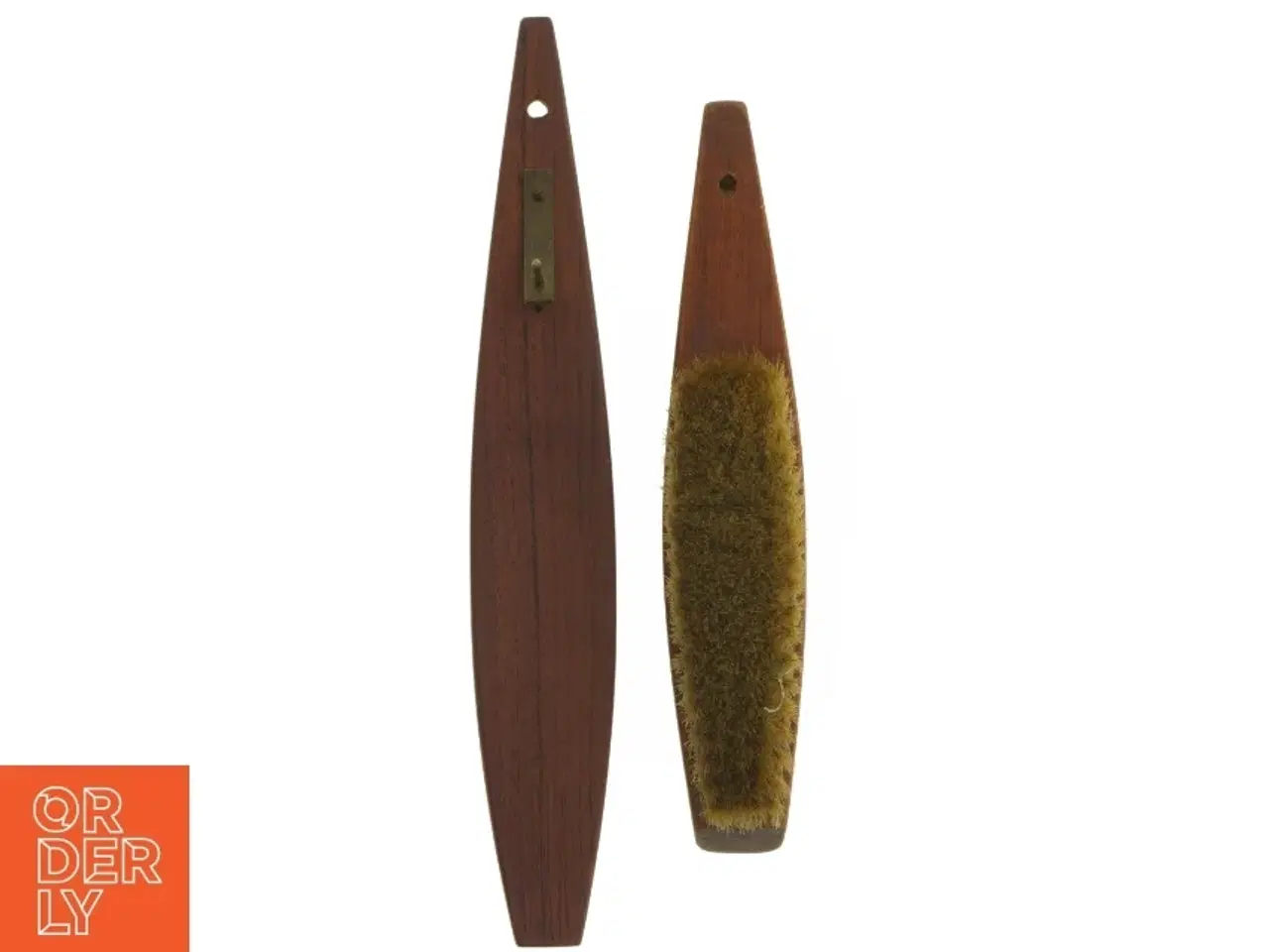 Billede 1 - Teaktræ Skobørste  (str. 25 cm. og. 31 cm)