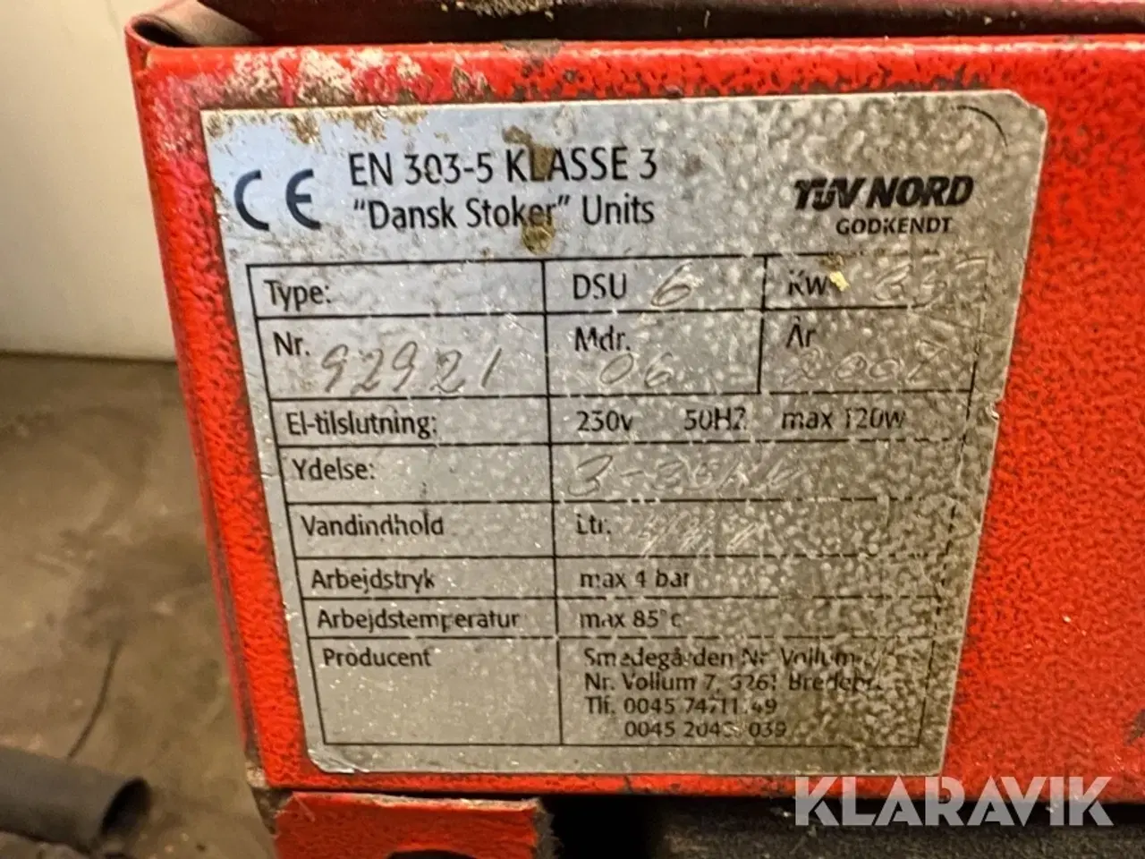 Billede 4 - Fyr / kedel til piller & fastbrændsel Smedegården/ Viadrus / Hercules U26