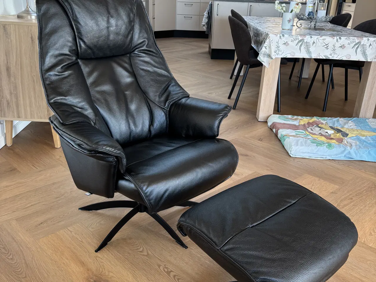 Billede 3 - Læder lænestol