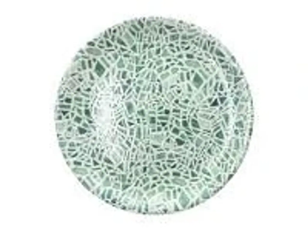 Billede 1 - 24 stk. Tallerken coupe grøn mosaik 230 mm Attitude Emerald